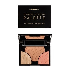 Korres Bronze & Glow Palette Multi-Purpose Sun-Kissed Look Champagne Glow 20 gr