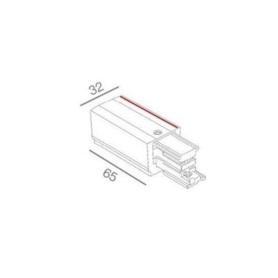 Three Phase Rail Power Supply Left 3C White