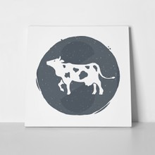 Cow animal emblem 628156850 a