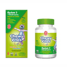 Vican Chewy Vites Kids Omega3 + Multivitamin Μασώμ