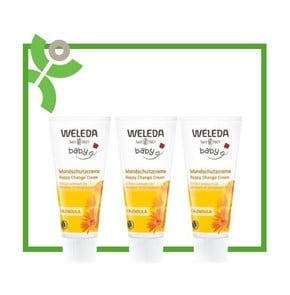 3x Weleda Calendula Nappy Change Cream 3x75ml (3x1