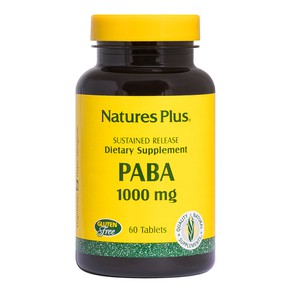 Nature's Plus Paba 1000mg, 60 Tαμπλέτες