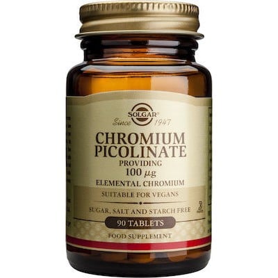 Solgar Chromium Picolinate 100mg 90tabs