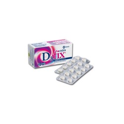 Uni-Pharma D3 Fix Extra 2000iu Bιταμίνη D3 Συμβάλλει Στην Υγεία Των Οστών & Των Δοντιών 60 ταμπλέτες