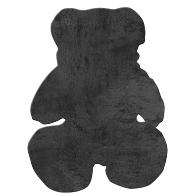 Παδικό Χαλί Feathery Black Teddy Bear