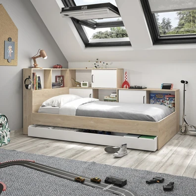 Erwan storage bed 120x221cm ( for matrress 90x200c
