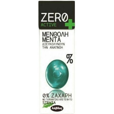 ZERO Active Καραμέλες Μενθόλη Μέντα Για Διευκόλυνση Της Αναπνοής Με Stevia 32gr