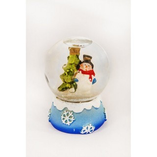 Snowball with Snowman on Blue Base 750131I