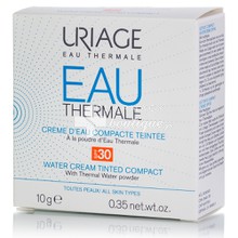 Uriage Eau Thermale Creme D'Eau Compacte Teintee SPF30 - Ενυδάτωση με υψηλή αντηλιακή προστασία, 10gr