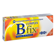 Uni-Pharma B Complex Fix Συμπλήρωμα Διατροφής 30 Δ