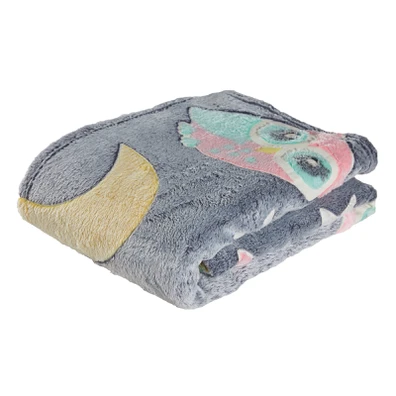 Das Baby Κουβερτα Fleece Κουνιας Relax 4864 Γκρι, 