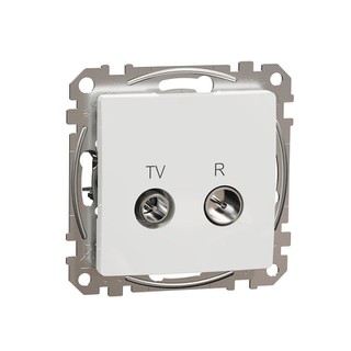 Sedna Design & Elements Transit Socket TV/R White 