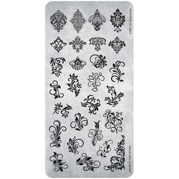118635 STAMPING PLATE 32 ORNAMENTS