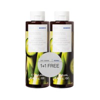 Korres 1+1 Cucumber Bamboo Renewing Body Cleanser 