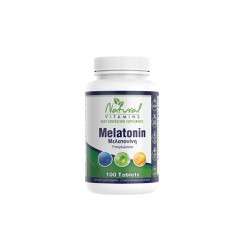 Natural Vitamins Melatonin Συμπλήρωμα Διατροφής Για Την Αϋπνία 100 ταμπλέτες
