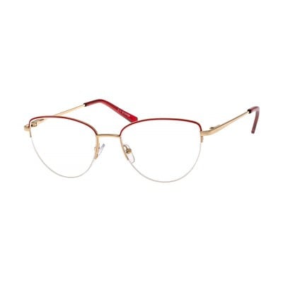 Presbyopic glasses Brilo Re 022 Red +1.50