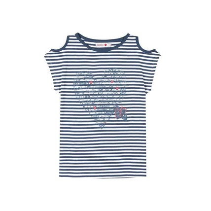 KNIT T.SHIRT STRIPED FOR GIRL