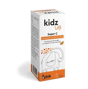 Uplab Kidzlab Super C Syrup-Παιδικό Σιρόπι με Βιτα