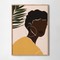 Black woman illustration wood