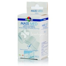 Master Aid Maxi Med 50 x 6cm - Λευκό Αυτοκόλλητο ρολό συνεχούς γάζας, 1τμχ. 
