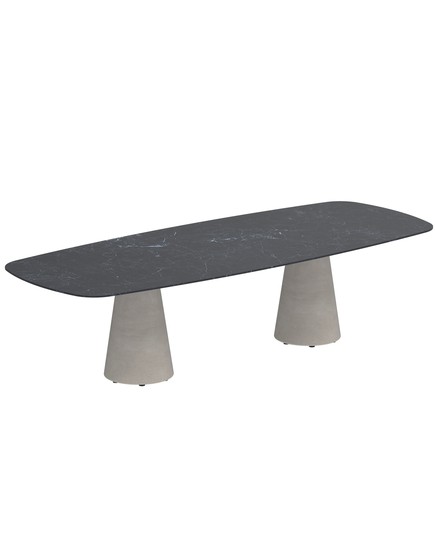CONIX OVAL TABLE WITH CERAMIC TOP 300x120cm