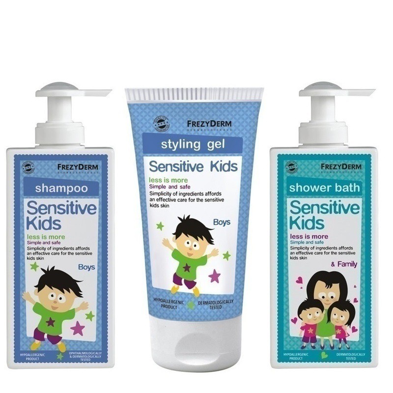 Frezyderm Boy Box Frezyderm Sensitive Kids Shampoo Boys 200ml