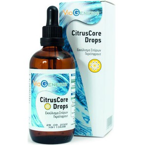 Viogenesis CitrusCore Drops,100ml - Εκχύλισμα Σπόρ