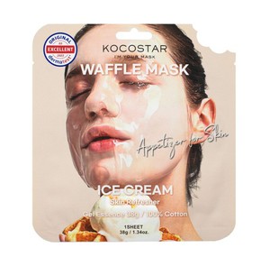 Kocostar Waffle Face Mask Ice Cream, 38gr