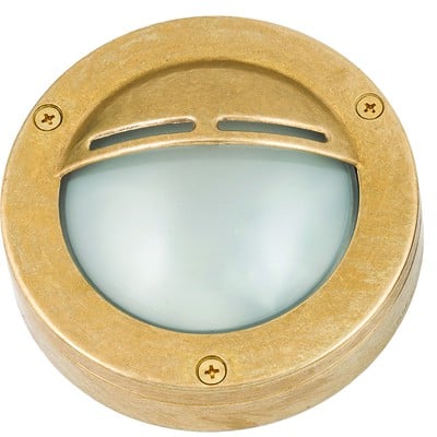 Brass Wall Light D14cm G9 Ip64 With Shade