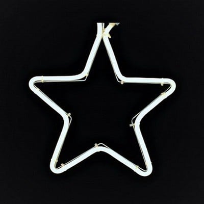 Christmas Star Led Neon Warm White 2M