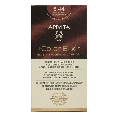 Apivita My Color Elixir 6.44 Βαφή Μαλλιών Ξανθό Σκ