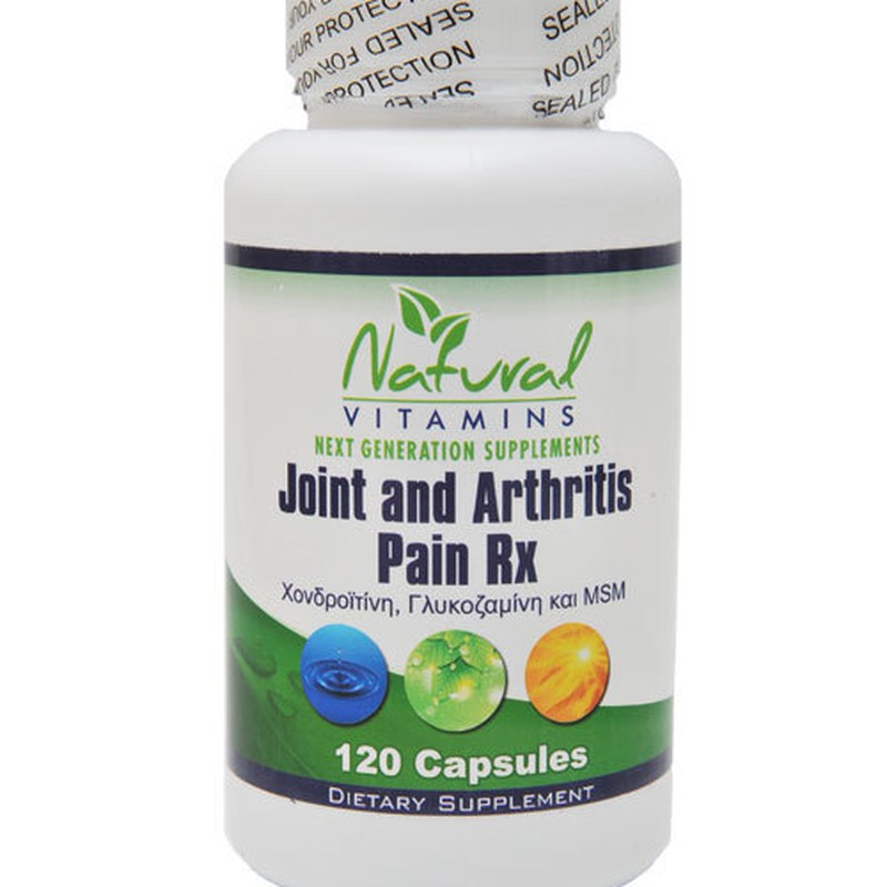NATURAL VITAMINS JOINT AND ARTHRITIS PAIN RX 120 CAPS GoHealthy