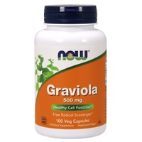 NOW GRAVIOLA 500MG 100VEG. CAPS