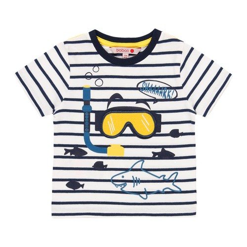 Bobobli Knit T.shirt ''Sharks'' For Baby Boy (3020