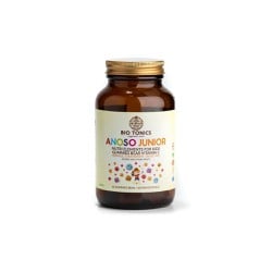 Bio Tonics Anoso Junior Vit C 60mg Συμπλήρωμα Διατροφής Για Την Ενίσχυση Του Ανοσοποιητικού 60 ζελεδάκια