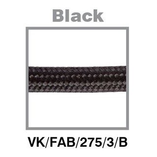 Υφασμάτινο Καλώδιο Μαύρο VK/FAB/275/3/B