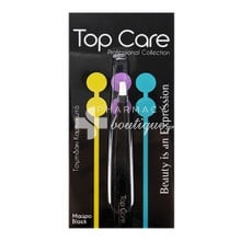 Vitorgan Top Care Tile Tweezers Curved - Τσιμπιδάκι Καμπυλωτό (Μαύρο), 1τμχ.