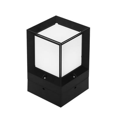 Floor Light 1xE27 D-265 Square Plastic Black-White