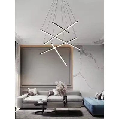 Se led 50 Beatrice Black Pendant 80x8x16cm 50w Ip2
