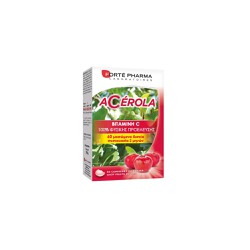 Forte Pharma Energy Acerola Nutritional Supplement Rich in Vitamin C With Strong Antioxidant Action 60 tablets