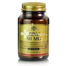 Solgar ZINC Gluconate 50mg - Ανοσοποιητικό, 100 tabs