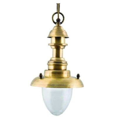 Brass Pendant Light Acid Height:40cm Ε27 Ip43