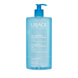 Uriage Gel Surgras Dermatologique, Τζελ Καθαρισμού για Ευαίσθητο Δέρμα Πρόσωπο/Σώμα 1L