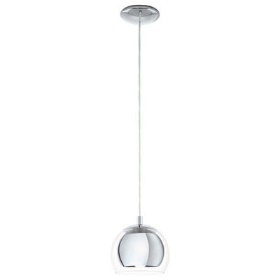 Pendant Light Coretto Chromium With Transparent Gl