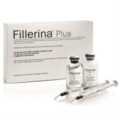 Fillerina Plus - Δερμοκαλλυντική Αγωγή Γεμίσματος Ρυτίδων Γήρανσης και Έκφρασης Στάδιο 4  - 2 x 30ml