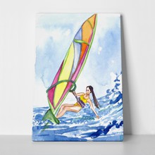 Girl wind surfing 677288293 a