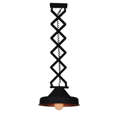 Pendant Light Hl-225S-1P56 Ilektor Copper Black Al