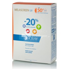 Ducray Σετ 2 Melascreen UV RICH (PS) - Μη λιπαρή Υφή για Ξηρή Επιδερμίδα, 2 x 40ml (PROMO -20%)