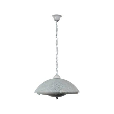 Pendant Glass Light With Lamps X. Square 1X40W + 1