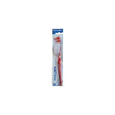 INADEN Οδοντόβουρτσα Με Προστατευτικό Καπάκι Κεφαλής Crystal Soft Κόκκινο